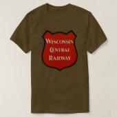 centrale spoorweg Wisconsin T-shirt (Design voorkant)