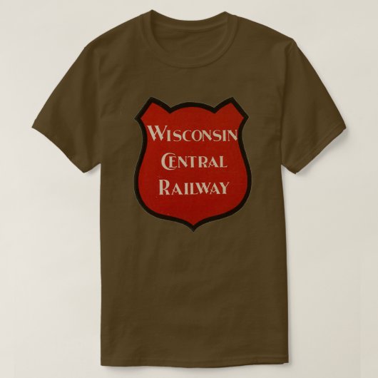  centrale spoorweg Wisconsin T-shirt (Design voorkant)