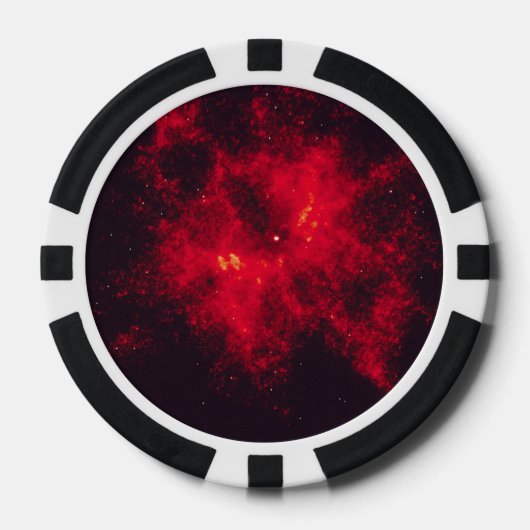 Centrale Ster van Nevel Heetste Bekende Sterren Poker Chips (Voorkant)