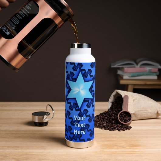 Centrale Ster Waterfles (Koffie (Gedraaid) )