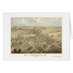 Centralia, IL Panoramic Map - 1867