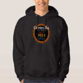 Centralia Illinois IL Total Solar Eclipse 2024 Hoodie (Voorkant)