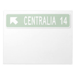 Centralia PA Notitieblok