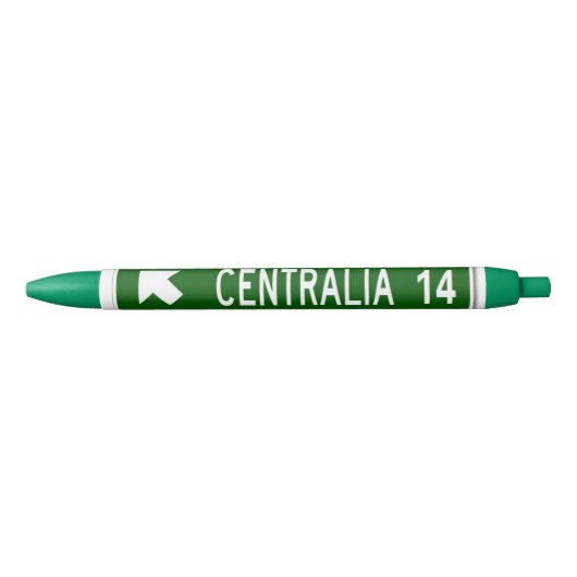 Centralia PA Zwarte Inkt Pen (Voorkant)