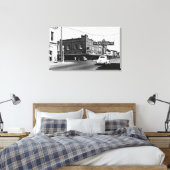 Centralia, Uitzicht hoofdstraat foto WA Canvas Afdruk (Insitu (Slaapkamer))