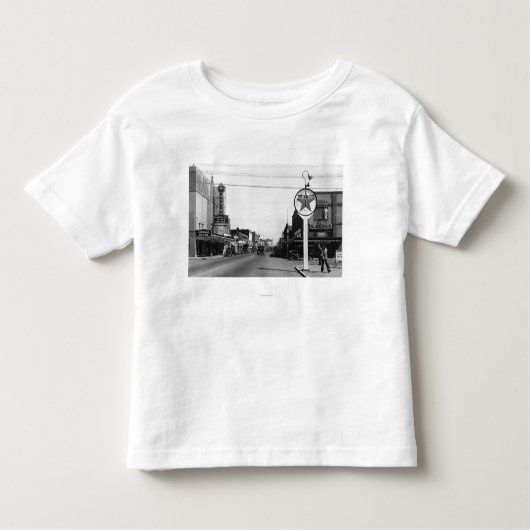 Centralia, WA Street Scene Town Uitzicht Foto Kinder Shirts (Voorkant)