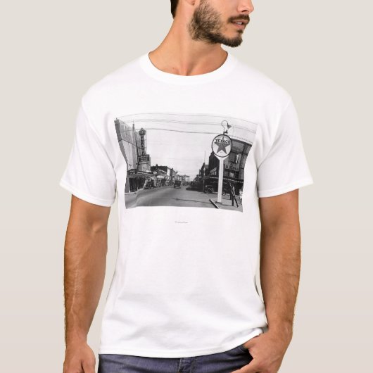 Centralia, WA Street Scene Town Uitzicht Foto T-shirt (Voorkant)