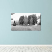 Centralia, WA Town Uitzicht of City Park Canvas Afdruk (Insitu (Houten vloer))