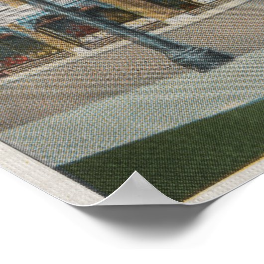 Centralia, WA - Uitzicht van Hotel Lewis-Clark Poster (Hoek)