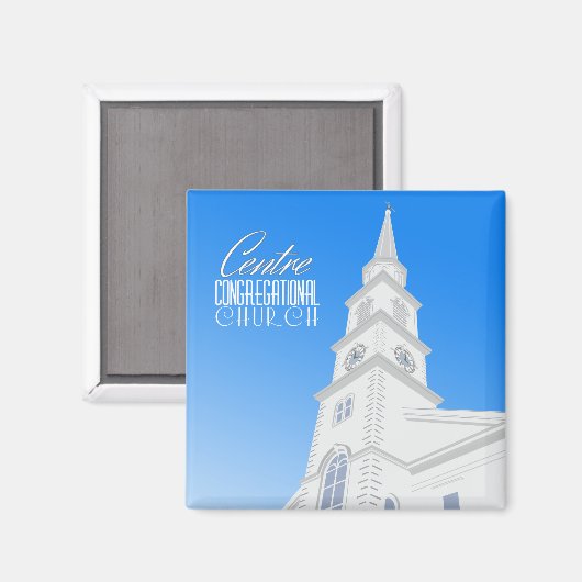 Centre Congregational Church Magnet (Voorkant / Achterkant)