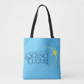 Centre for Science and Culture Blue Tote Bag (Voorkant)
