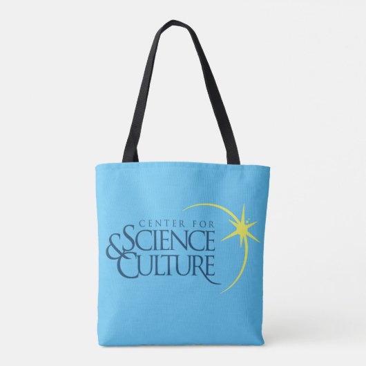 Centre for Science and Culture Blue Tote Bag (Achterkant)