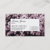 Centre Label - Cherry Blossom (Achterkant)