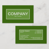 Centre Label II - Avocado Green met Green 336600 (Voorkant / Achterkant)