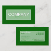 Centre Label II - Faded Green met Green 006600 (Voorkant / Achterkant)