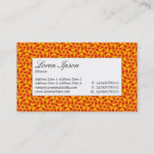 Centre Label - OrangeTerrazzo Pattern 03 (Achterkant)