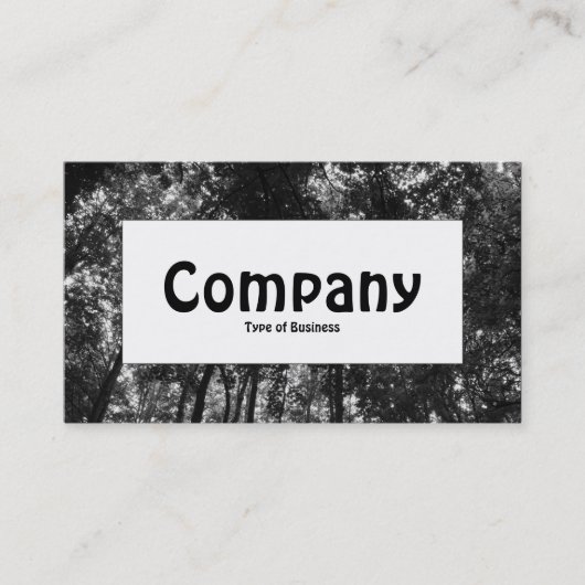 Centre Label - Woodland Canopy 01 BW (Voorkant)