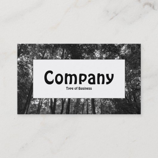 Centre Label - Woodland Canopy 02 BW (Voorkant)