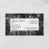 Centre Label - Woodland Canopy 02 BW (Achterkant)