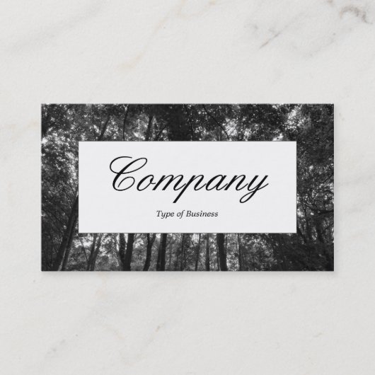 Centre Label - Woodland Canopy 02 BW (Voorkant)