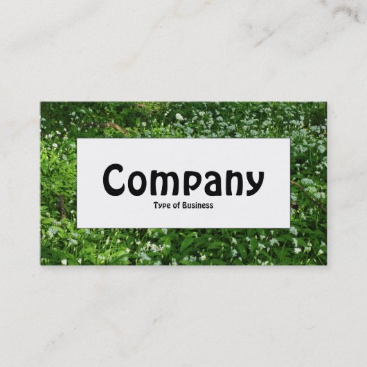 Centre Label - Woodland Flowers (Voorkant)