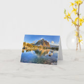 Centre Peak over Lower Golden Beer Lake - Sierra Kaart (Gele Bloem)