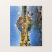 Centre Peak over Lower Golden Beer Lake - Sierra Legpuzzel (Verticaal)