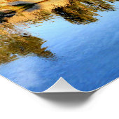 Centre Peak over Lower Golden Beer Lake - Sierra Perfect Poster (Hoek)