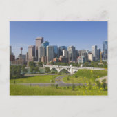 Centre St Bridge and Downtown Calgary, Alberta Briefkaart (Voorkant)