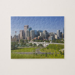 Centre St Bridge and Downtown Calgary, Alberta Legpuzzel