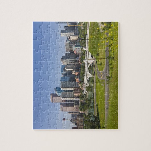 Centre St Bridge and Downtown Calgary, Alberta Legpuzzel (Verticaal)