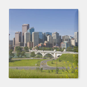 Centre St Bridge and Downtown Calgary, Alberta Magneet