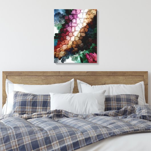 Centric Dark Wind Canvas Afdruk (Insitu (Slaapkamer))