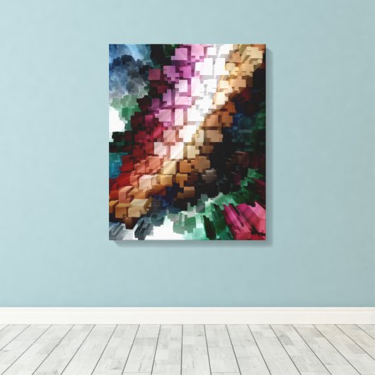 Centric Dark Wind Canvas Afdruk (Insitu (Houten vloer))