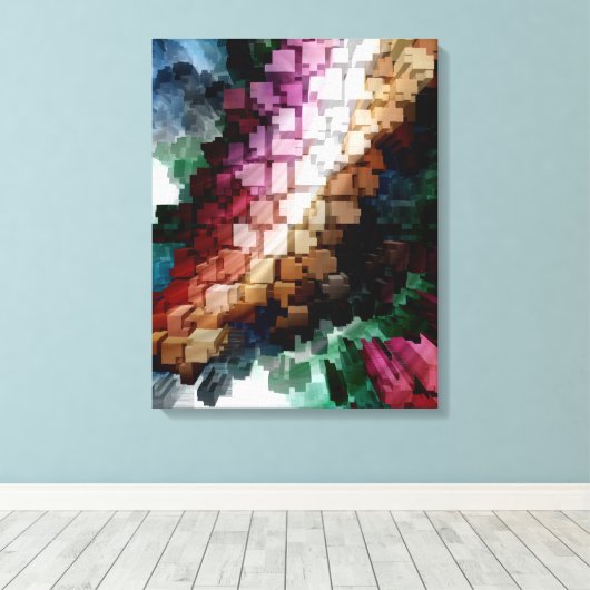 Centric Dark Wind Canvas Afdruk (Insitu (Houten vloer))