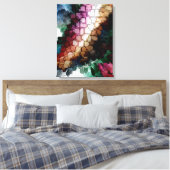 Centric Dark Wind Canvas Afdruk (Insitu (Slaapkamer))