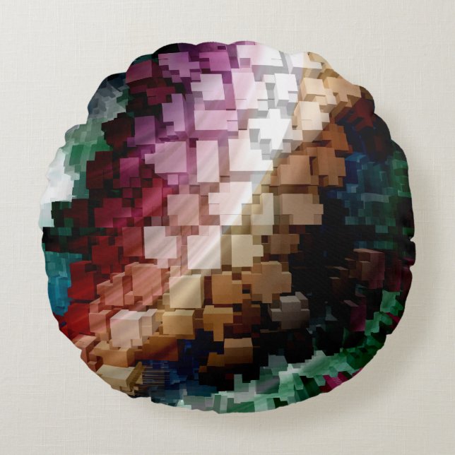 Centric Dark Wind Rond Kussen (Voorkant)