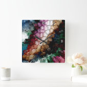 Centric Dark Wind Vierkante Klok (Huis)