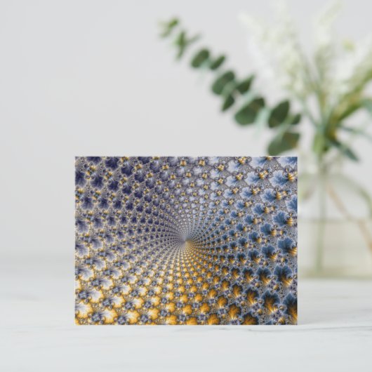 Centrifractaliteit - Fractal Art Briefkaart (Staand voorkant)