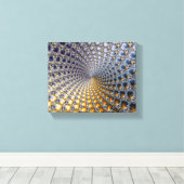 Centrifractaliteit - Fractal Art Canvas Afdruk (Insitu (Houten vloer))