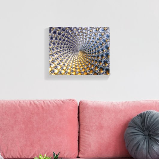 Centrifractaliteit - Fractal Art Canvas Afdruk (Insitu (Woonkamer))