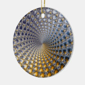 Centrifractaliteit - Fractal Art Keramisch Ornament (Links)