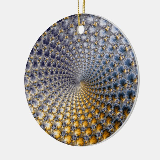 Centrifractaliteit - Fractal Art Keramisch Ornament (Links)