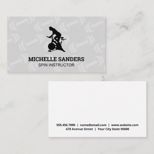 centrifuge | Dumbbell Pattern Visitekaartje (Voorkant / Achterkant)