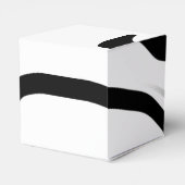 Centrifugecyclus: Abstract zwart-wit Bedankdoosjes (Achterkant)