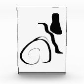 Centrifugecyclus: Abstract zwart-wit Fotoblokken (Voorkant)