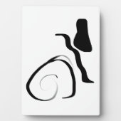 Centrifugecyclus: Abstract zwart-wit Fotoplaat (voorkant)