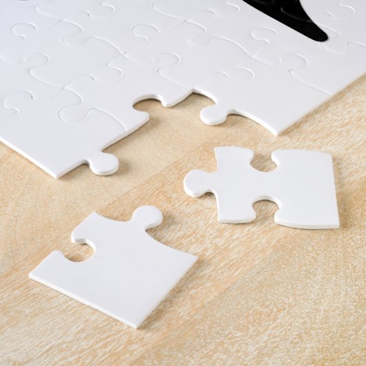 Centrifugecyclus: Abstract zwart-wit Legpuzzel (Zijkant)