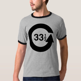 Centrifugeren bij 33,3 toeren/min. t-shirt