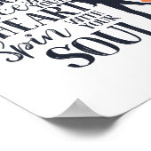 Centrifugeren met uw spieren Kleurenbeschermring Poster (Hoek)